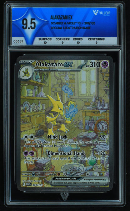 06381 ALAKAZAM EX Grading Card