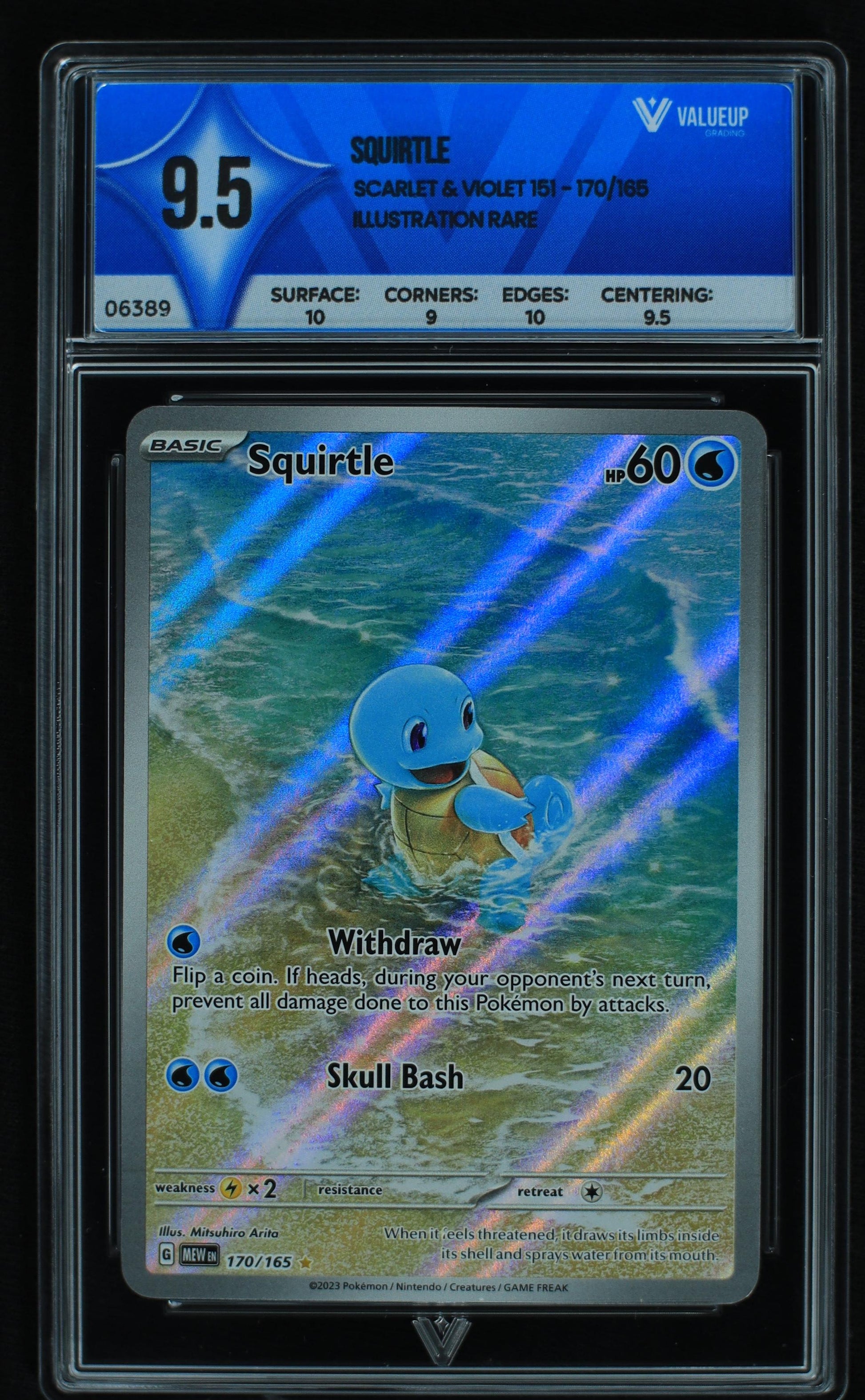 06389 SQUIRTLE Grading Card