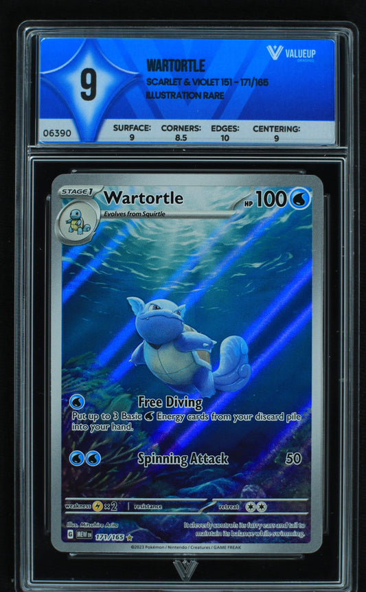 06390 WARTORTLE Grading Card