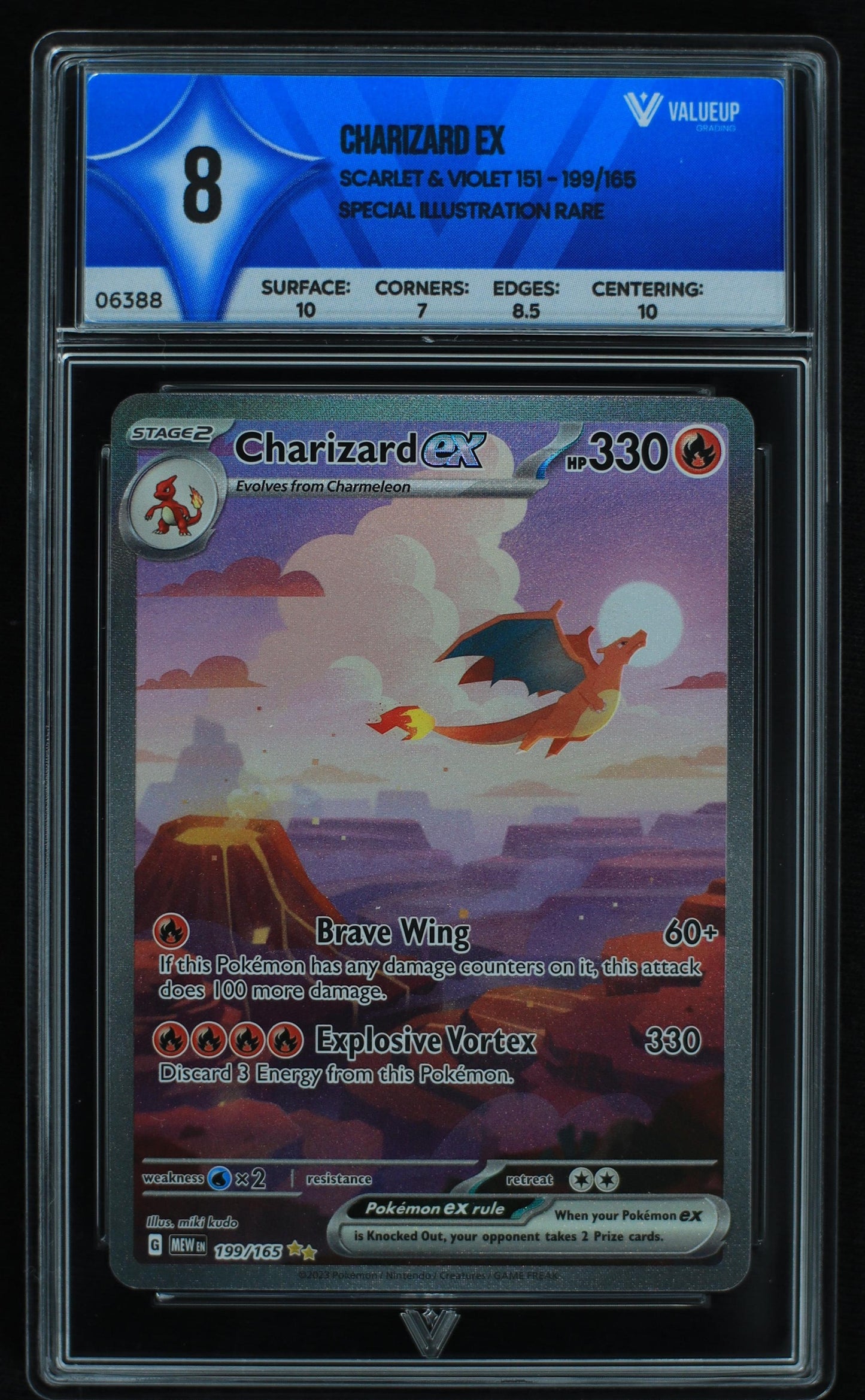 06388 CHARIZARD EX Grading Card