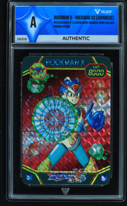 06306 ROCKMAN X - ROCKMAN X3 (JAPANESE) Grading Card