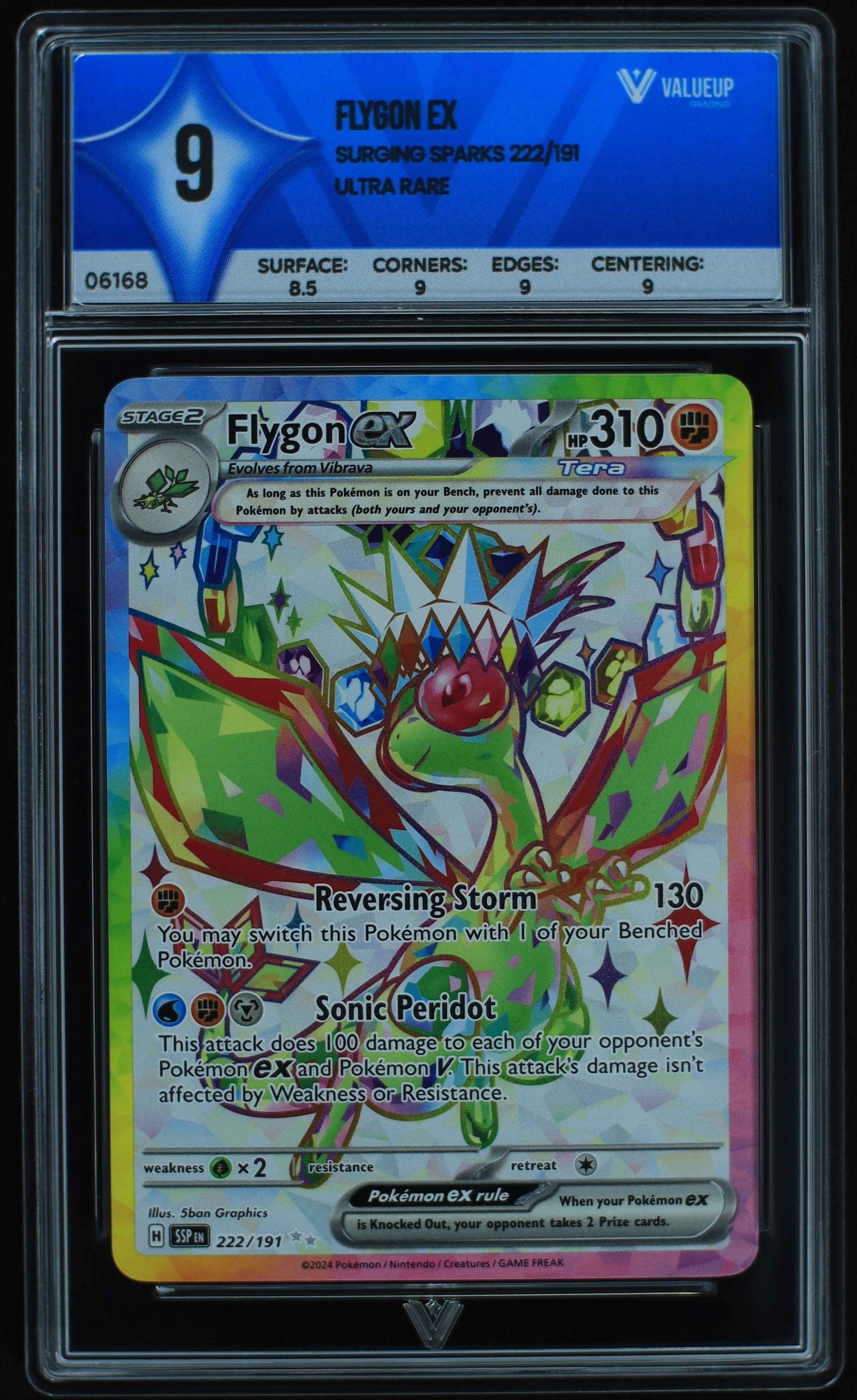 06168 FLYGON EX Grading Card